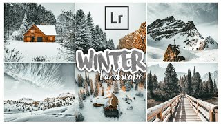 WINTER Lightroom presets | Lightroom Mobile Preset | LANDSCAPE preset | WINTER LANDSCAPE PRESET screenshot 5