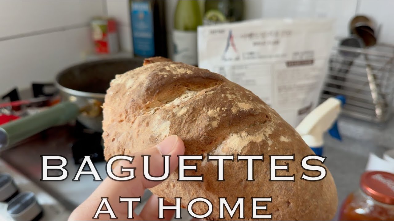 방구석 바게트 연습 Practice Baking Baguettes At Home - YouTube