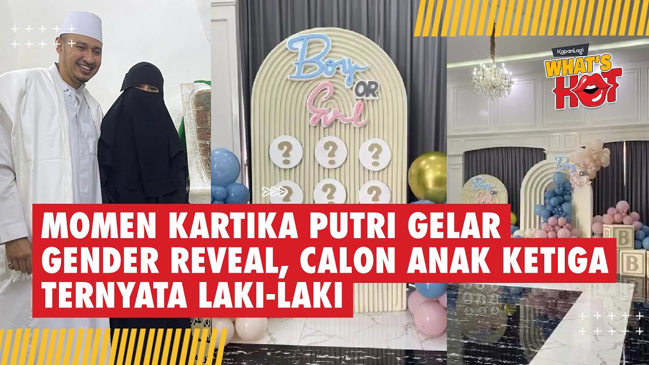 Momen Kartika Putri Gelar Gender Reveal, Calon Anak Ketiga Ternyata Laki-Laki #kartikaputri