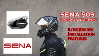 EVERYTHING about SENA 50S Harman Kardon | Ride Review Installation and Features