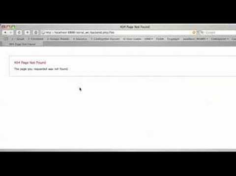 Building a CodeIgniter backend in 10 min