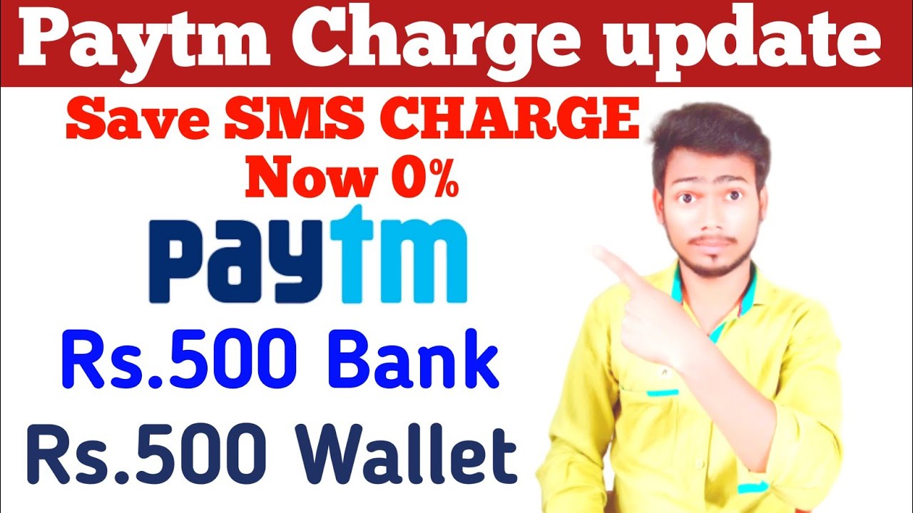Paytm Bank, Wallet,Send Money Charge Rs.10/Quarter How To Save Paytm