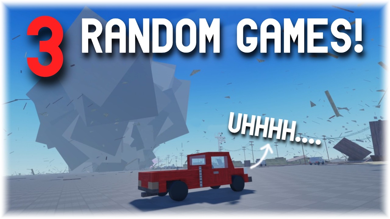 I Played 3 RANDOM Roblox Storm Chasing Games With ZERO Active Players ...