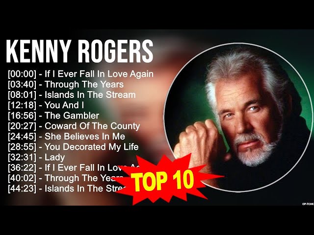 K e n n y R o g e r s Greatest Hits 💚 Top 200 Artists of All Time 💚 80s 90s Country Music class=