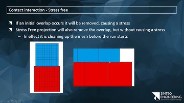 Contact settings in Nastran and Marc - Session 3