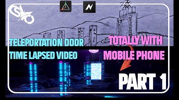Teleportation door tutorial || Time Lapsed video || #3dmodeling #prisma3d #nodevideo #skocreation
