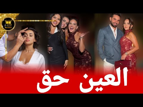 إصابة سارة الورع بالعين في عرس دكتورة يومي