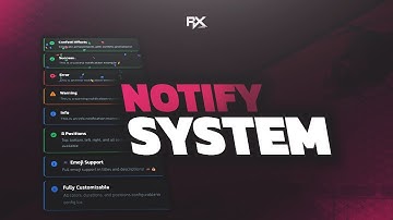 FREE Notify System - FiveM Script (Standalone, ESX, QBCORE & QBOX)