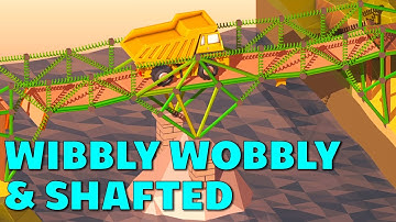 WIBBLY WOBBLY & SHAFTED - Poly Bridge 2 (Levels 3-9 & 3-10)