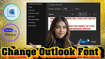 Het lettertype in Outlook wijzigen | E-mail aanpassen (2025)