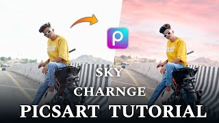 How to Change Sky Background in PicsArt 😱😱 || SKY Change Photo editing 2023 - Jassu Meena