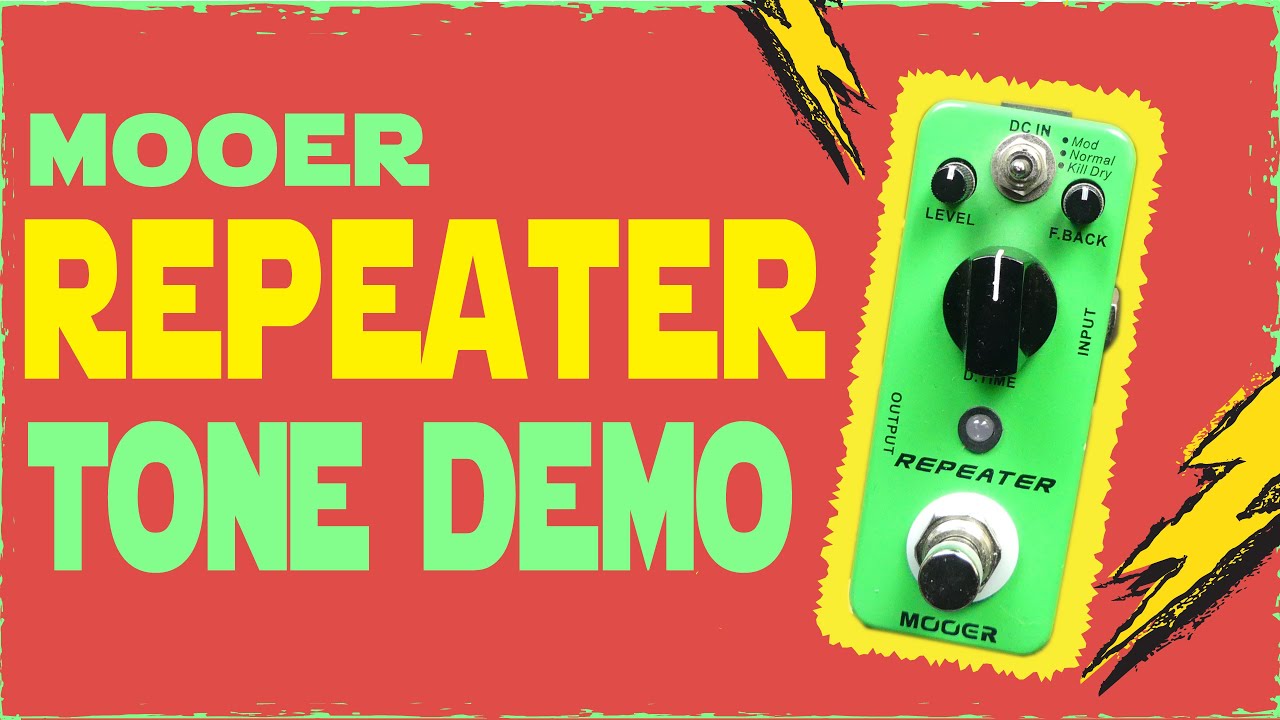 Dr. Madtone - MOOER - Repeater (Digital Delay) [Line 6 Echolizer Clone]