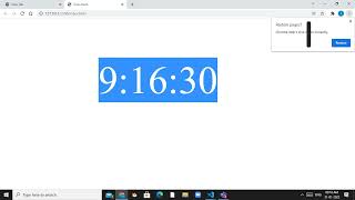 how to maje a 24 clock in javascript screenshot 1