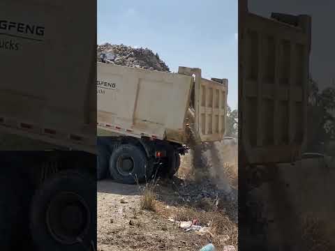 Big dumping dump truck transform Stones