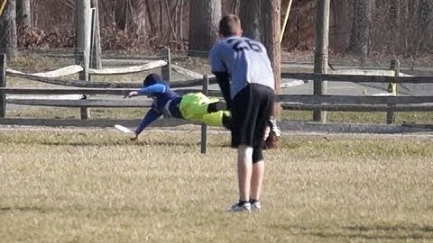 Huge Ultimate Frisbee Layout Catch
