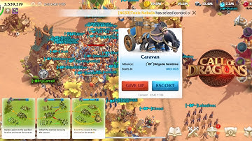 Breaking Through Call of Dragons - Escorting the Caravan Event