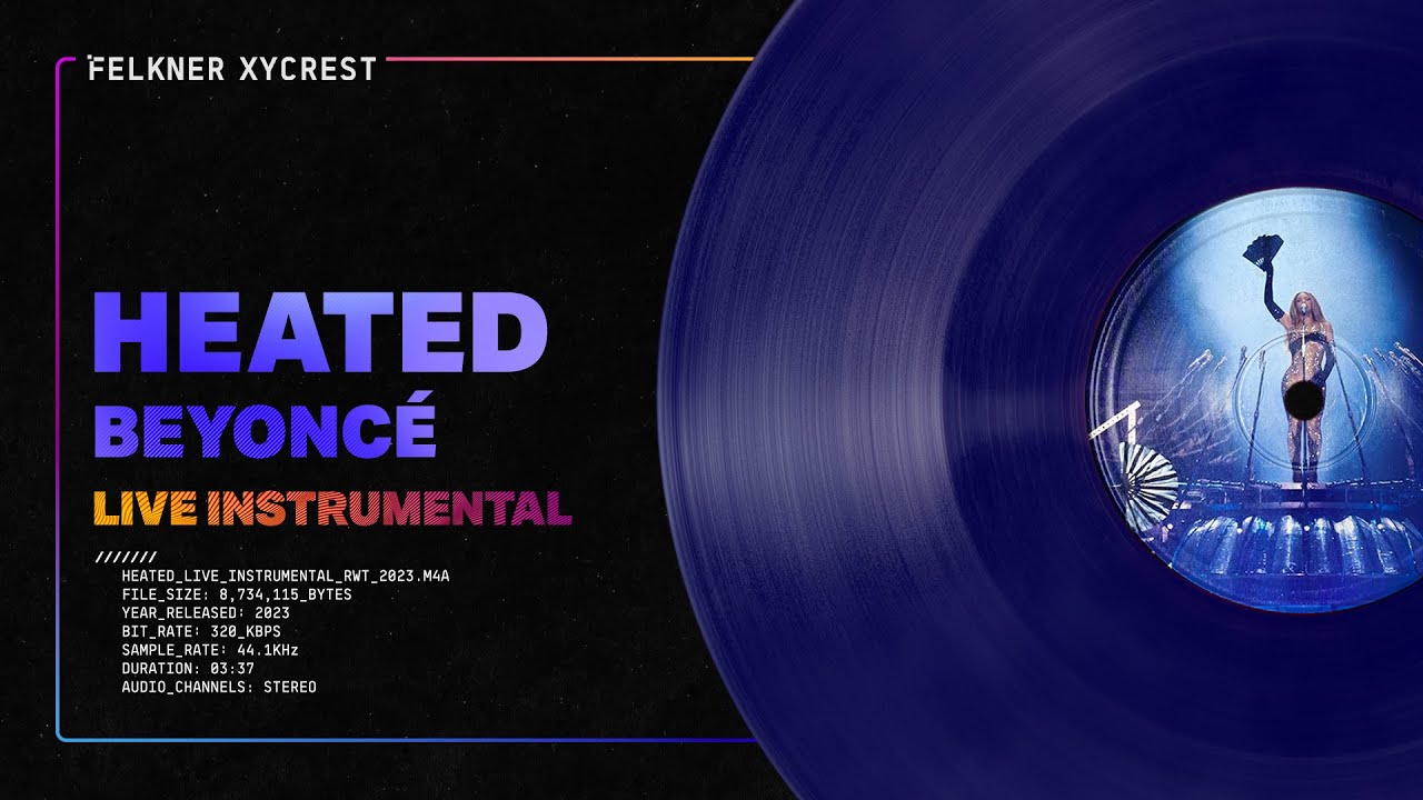 Beyoncé - Heated Renaissance World Tour Live Instrumental Remake - YouTube