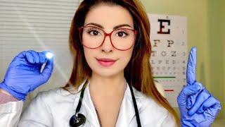 ASMR The MOST Detailed Cranial Nerve Examination - Orbital Eye Exam Doctor Roleplay 1 HOUR LONG