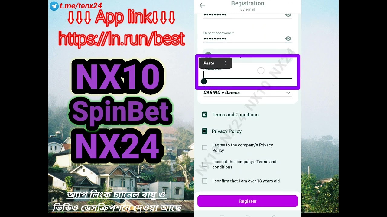 SpinBet App Dashboard