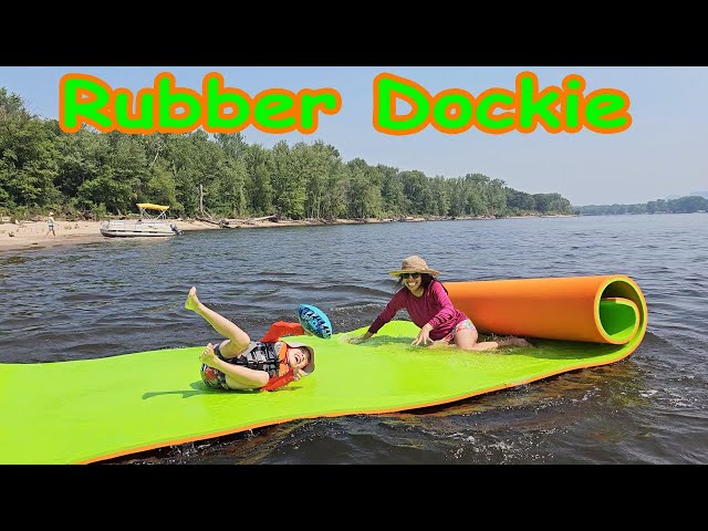 1 Best Floating Water Mat - Rubber Dockie 18X6 Floating Mat 