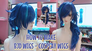 How to make BJD wigs - Cosplay