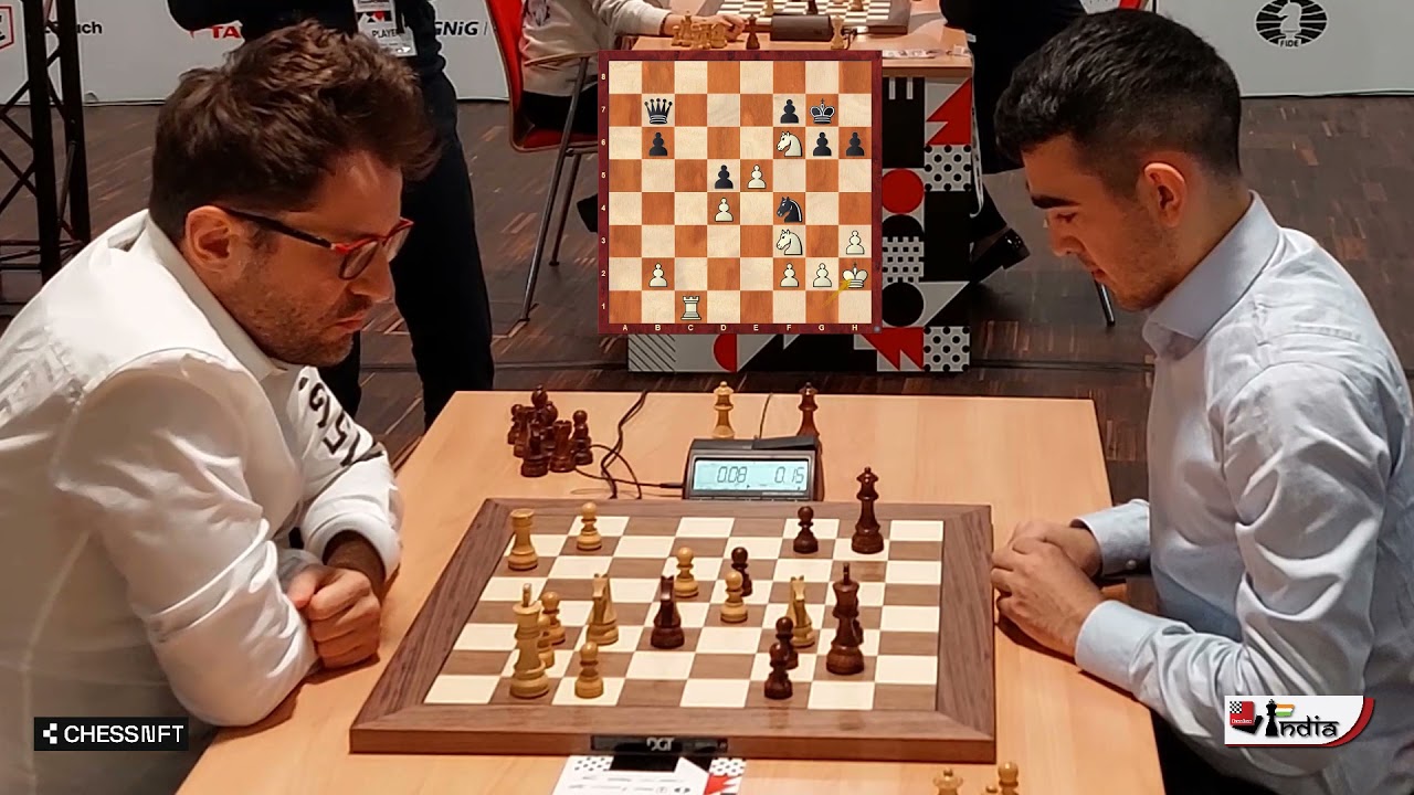 Queen sacrifice, Fortress, An action packed Armenian derby - Aronian vs Haik | World Blitz 2021
