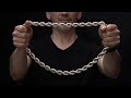 Big and endless rope chain   cadena cordn grande y sin fin