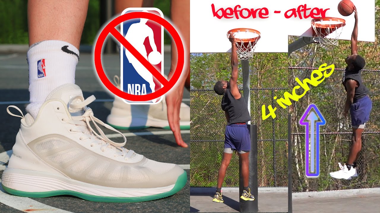 Testing BANNED NBA Basketball Shoes PART 2! With Athletic Hoopers (JUMP TEST)