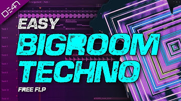 How To Make Easy Bigroom Techno - FL Studio Tutorial (+FREE FLP)
