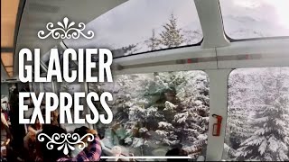 GLACIER EXPRESS - Spectacular Winter Route, Zermatt to St Moritz. (Free with Swiss Rail Pass)