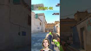 DONK 4K to FINISH THE MAP #cs2 #csgo #cs2clutch #donk #csgoclips