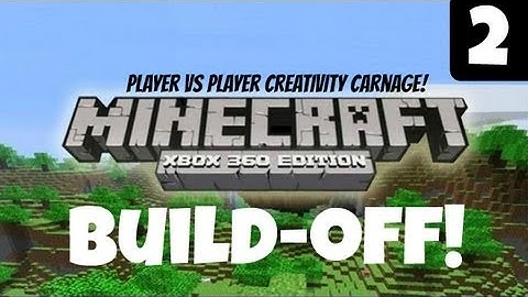 Minecraft X360: BUILD OFF! #2 | Volcano!