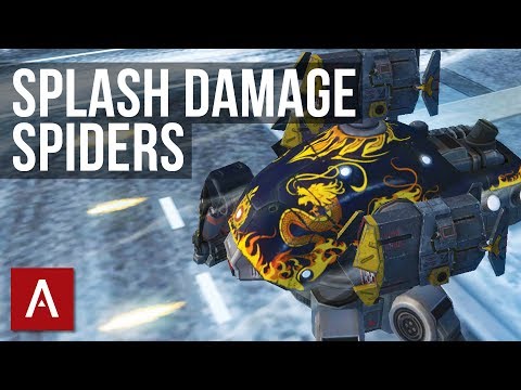 War Robots Gameplay: Splash Damage Spiders - War Robots Gameplay: Splash Damage Spiders