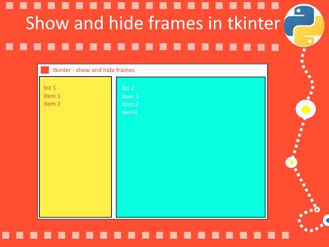 Hide and Show frames in tkinter