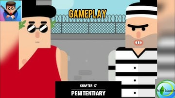 Mr. Bullet Spy Puzzle | Classic Mode: Chapter 17 Penitentiary (Gameplay) | Bilal Gaming