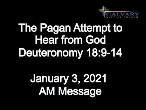 The Pagan Attempt to Hear From God