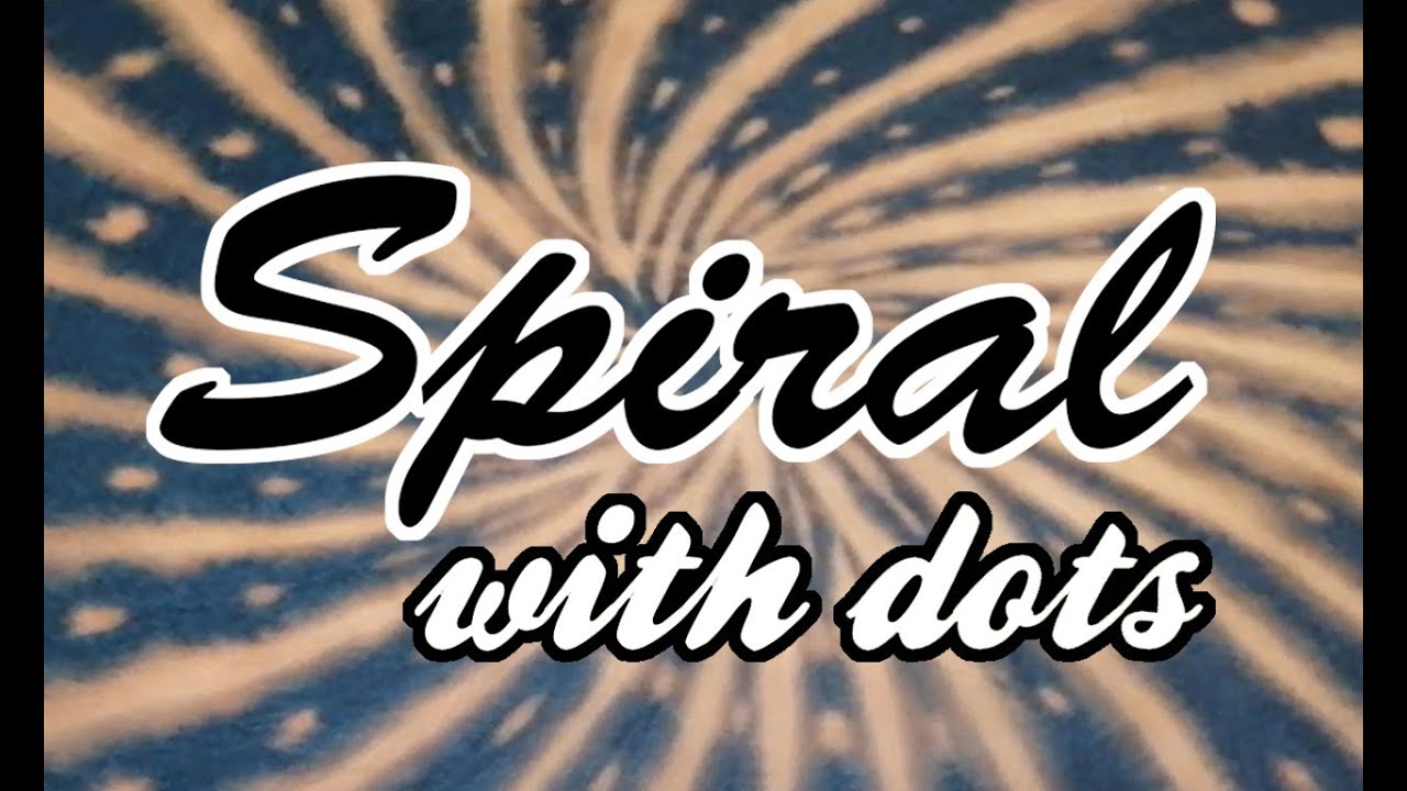 SPIRAL WITH DOTS | HOW TO TIE DYE | TUTORIAL AND TIPS | PH - YouTube
