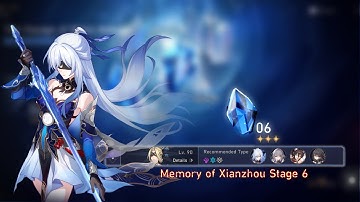 (0 Cycle) Memory of Xianzhou Stage 6 FIRST HALF | Jingliu Hypercarry No SUSTAIN | Honkai Star Rail