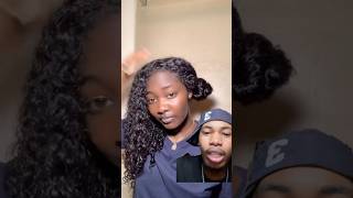 Black Girl Does Her Curly Hair Routine