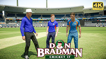 Don Bradman Cricket 17 PC Gameplay 4K 60FPS 
