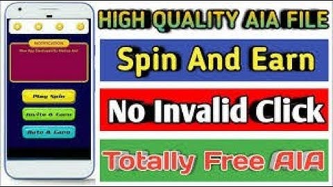 { New High Quality Earning Application Aia. File Like Android Studio } Earn Daily 1000+$ In Admob