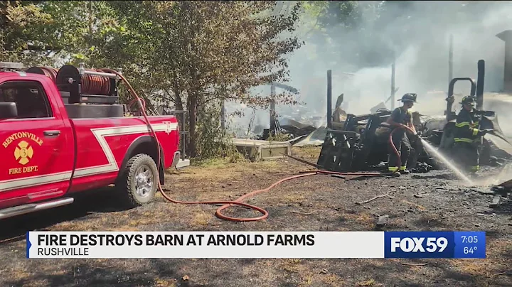 Rushville family loses equipment, holds onto hope after barn fire