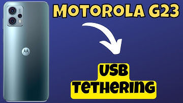 Motorola Moto G23 USB Tethering || connect USB to pc || USB tethering not working