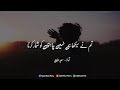 Tumne seekha hi nahi chahto ko sumar karna aslam mansuri heart touching urdu poetry