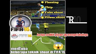 Cara melakukan beberapa teknik shooting di game FIFA 16 UT.tidak banyak player yang tahu😱 screenshot 1