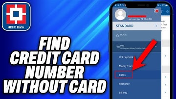 How To Find Credit Card Number Without Card HDFC (2025) - Easy Fix