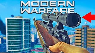 Battlefield Sniper plays Kar98 on Modern Warfare