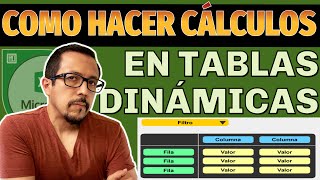 Como hacer cálculos  en TABLAS DINÁMICAS, agrupar y CREAR CAMPOS