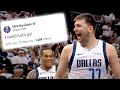 NBA PLAYERS REACT TO MAVS ELIMINATING WOLVES IN GAME 5  - LUKA WHO