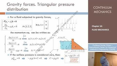 Continuum Mechanics – Ch10 - Lecture 2 – Hidrostatics. Fluids at rest